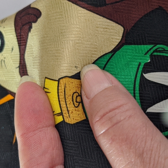 VTG LOONEY TUNES Tie Bugs Bunny Daffy Duck Tasmanian Devil Marvin the Martian - Picture 5 of 6